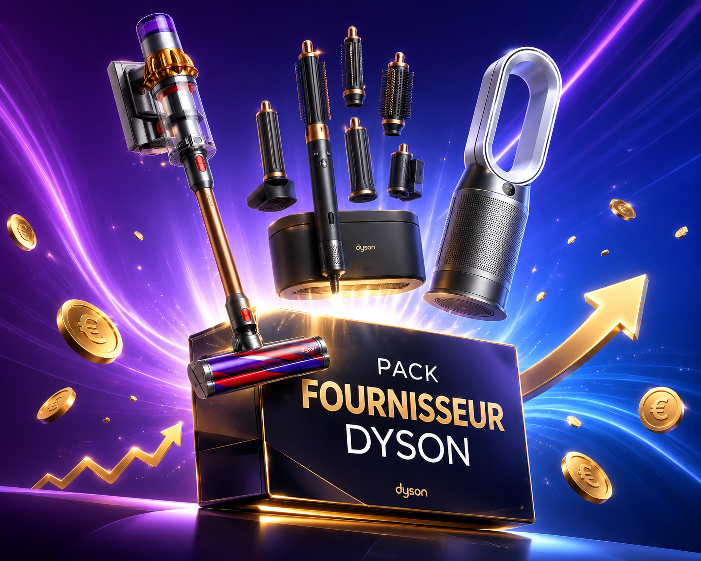 PACK FOURNISSEUR ELECTRONIQUE + CONSEILS REVENTE (DYSON, ETC...)