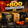 PACK +800 FOURNISSEURS 1.1 (+ESTIMATION DE REVENTE)